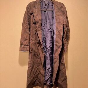 Vintage Wool Austrian Made Trench Coat